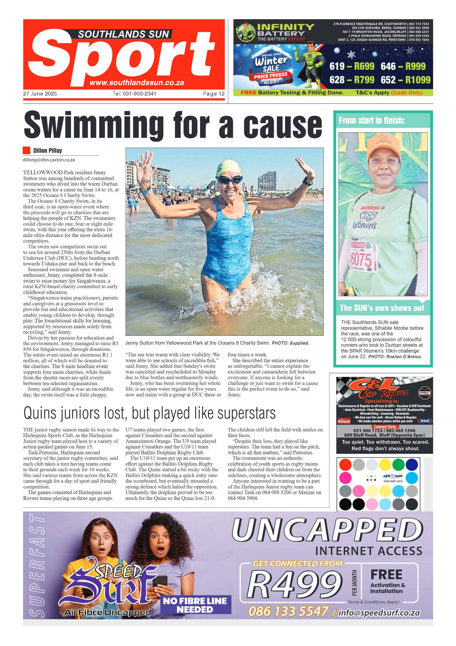 Southlands Sun 27 June 2025 page 12