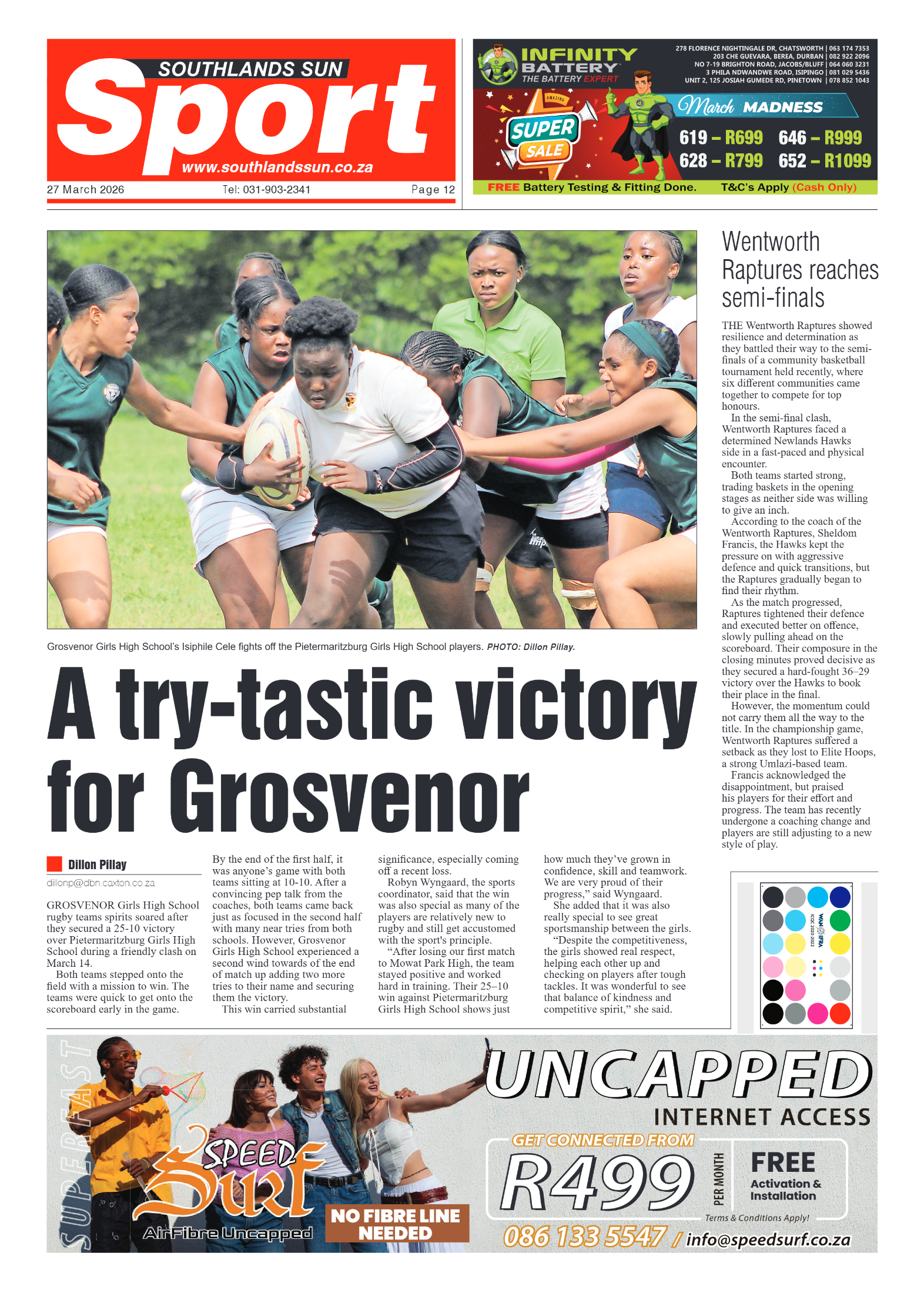 Southlands Sun 27 March 2026 page 12