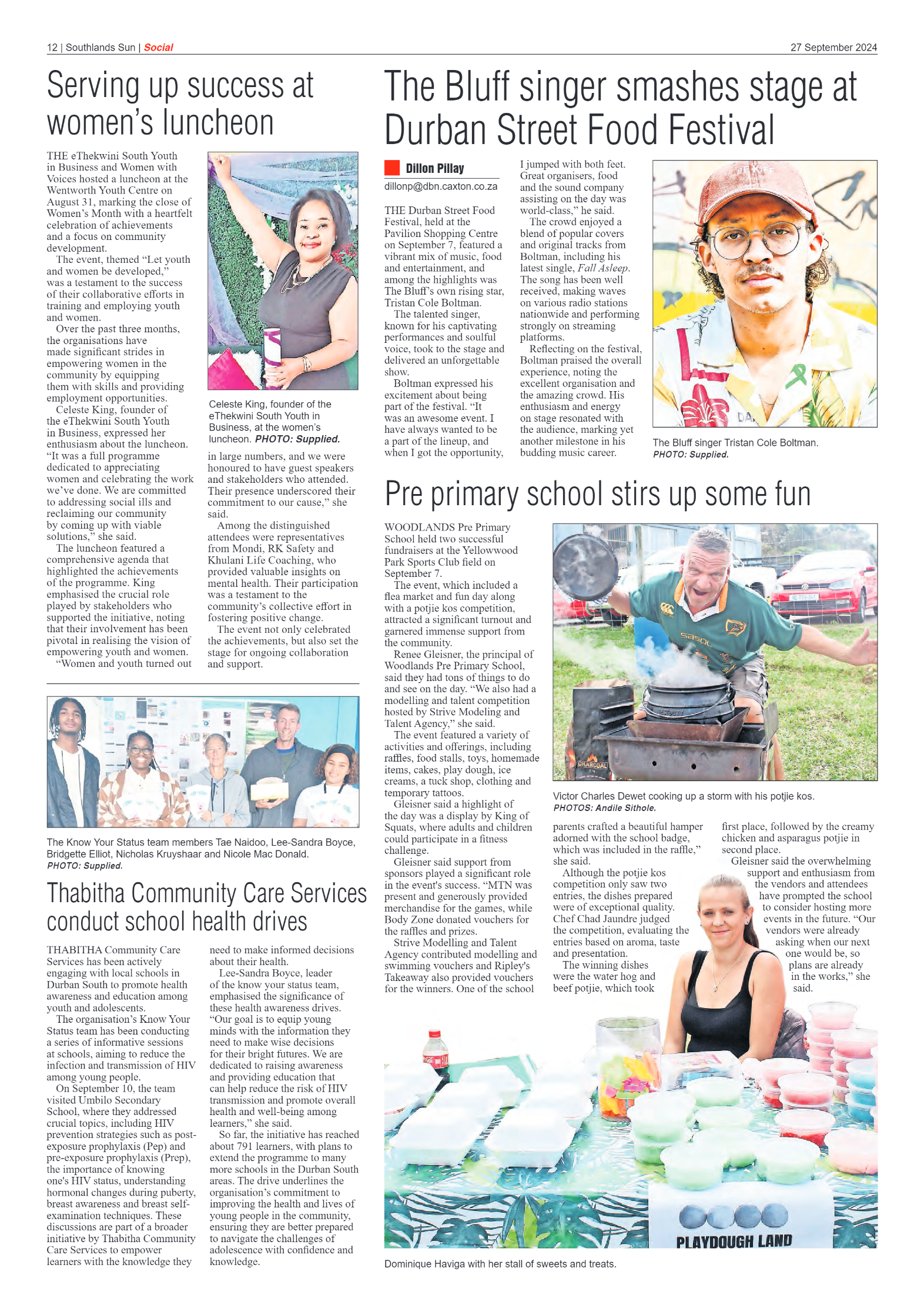 Southlands Sun 27 September 2024 page 12