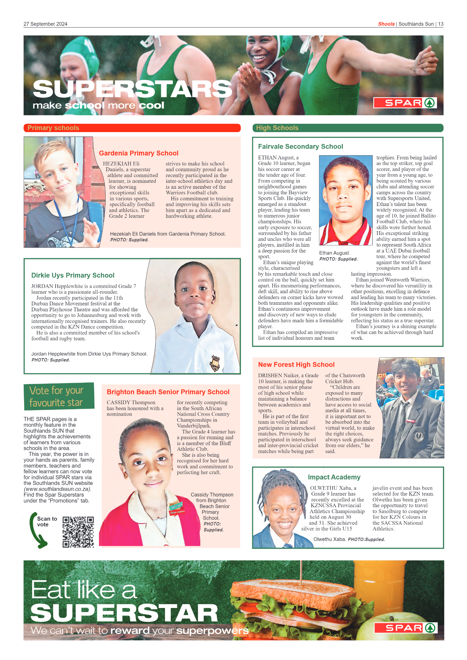 Southlands Sun 27 September 2024 page 13