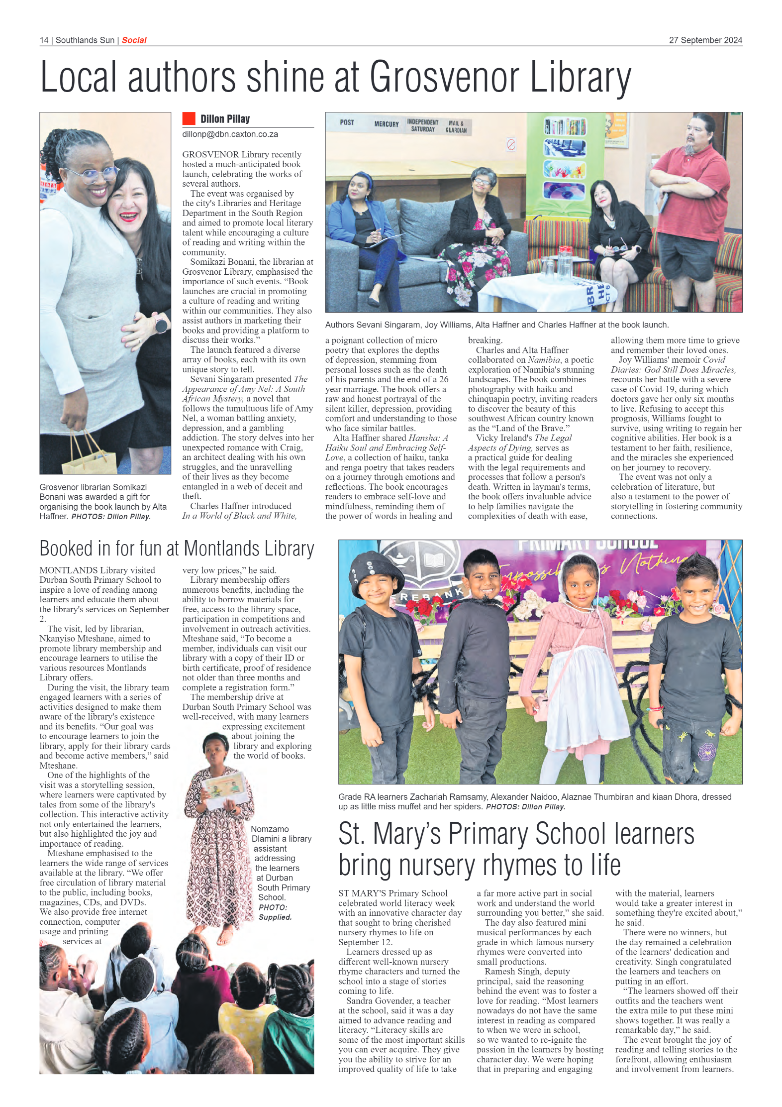 Southlands Sun 27 September 2024 page 14