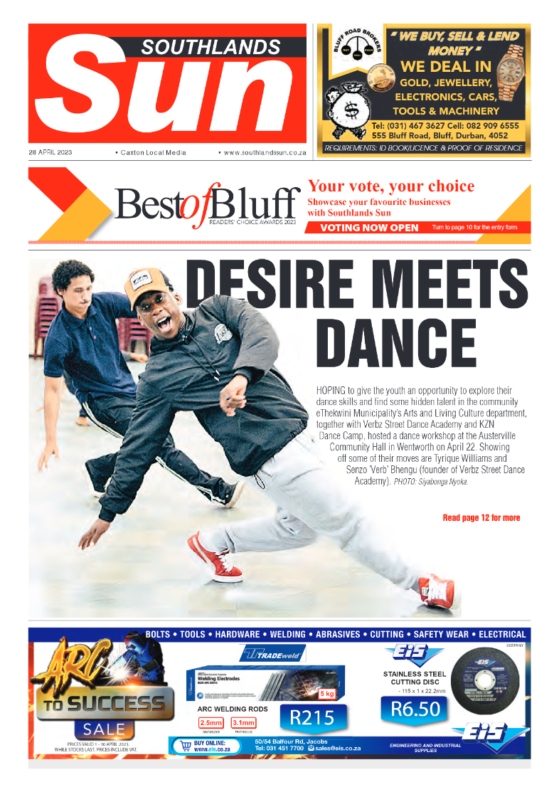 Southlands Sun 28 April 2023 page 1