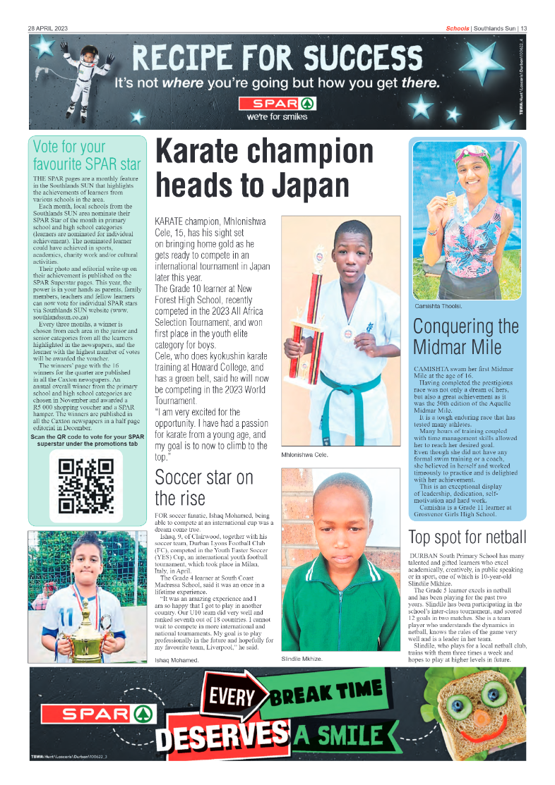 Southlands Sun 28 April 2023 page 13