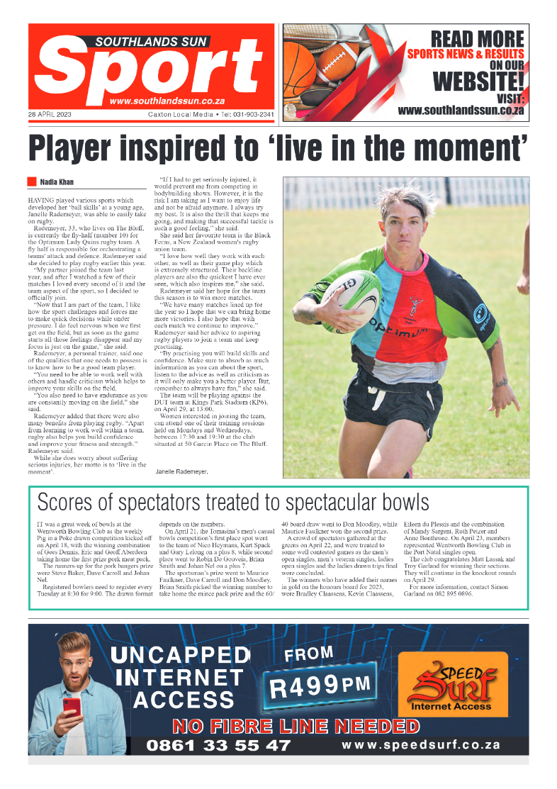 Southlands Sun 28 April 2023 page 16
