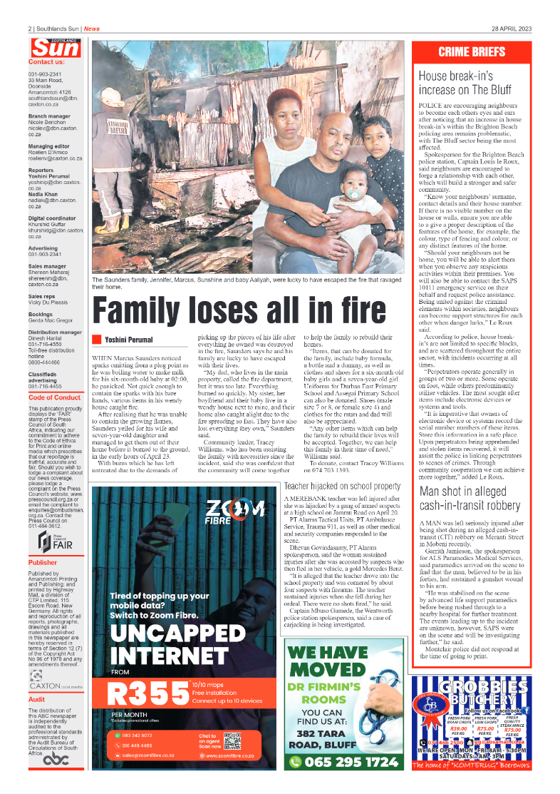 Southlands Sun 28 April 2023 page 2