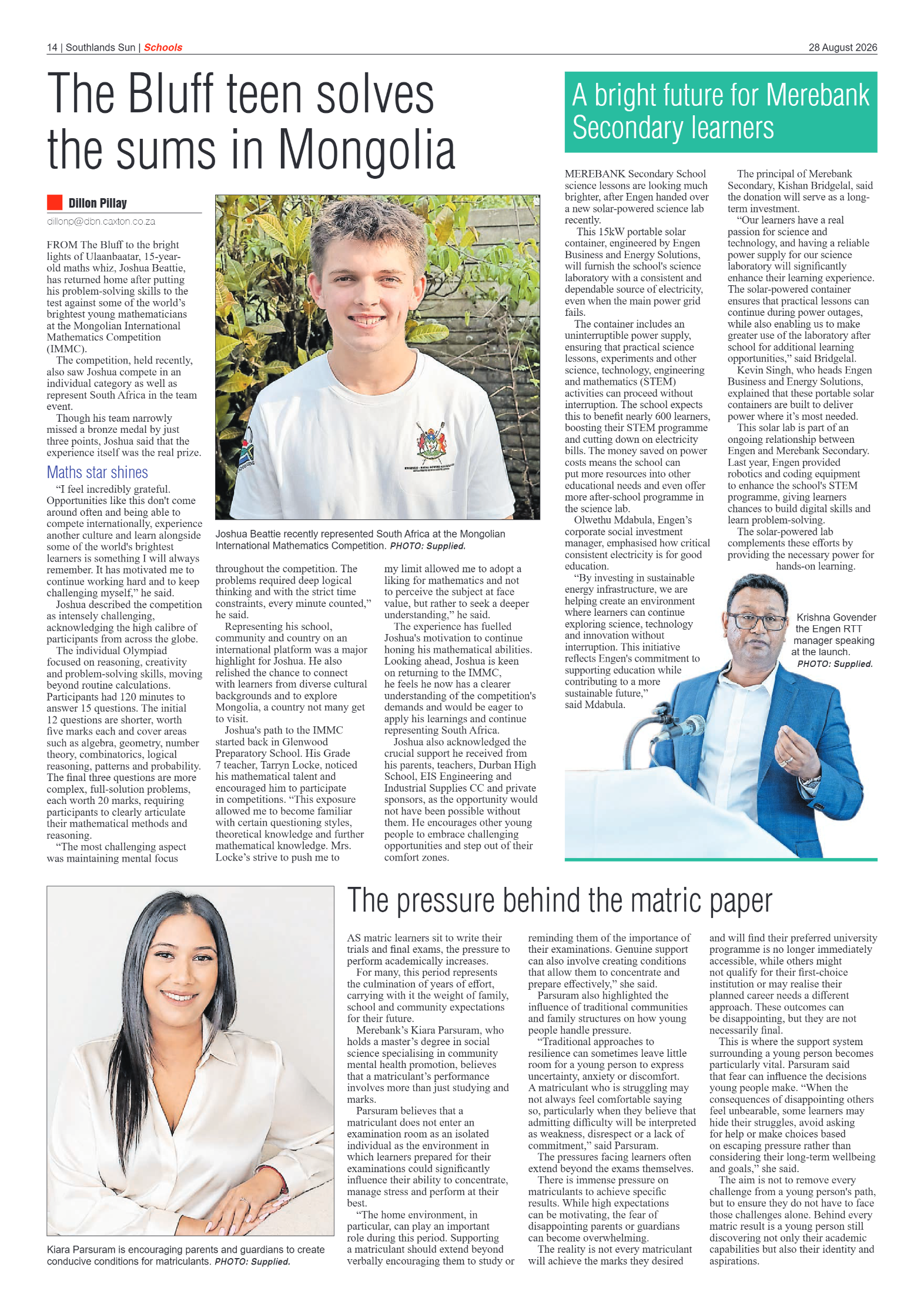 Southlands Sun 28 August 2026 page 13