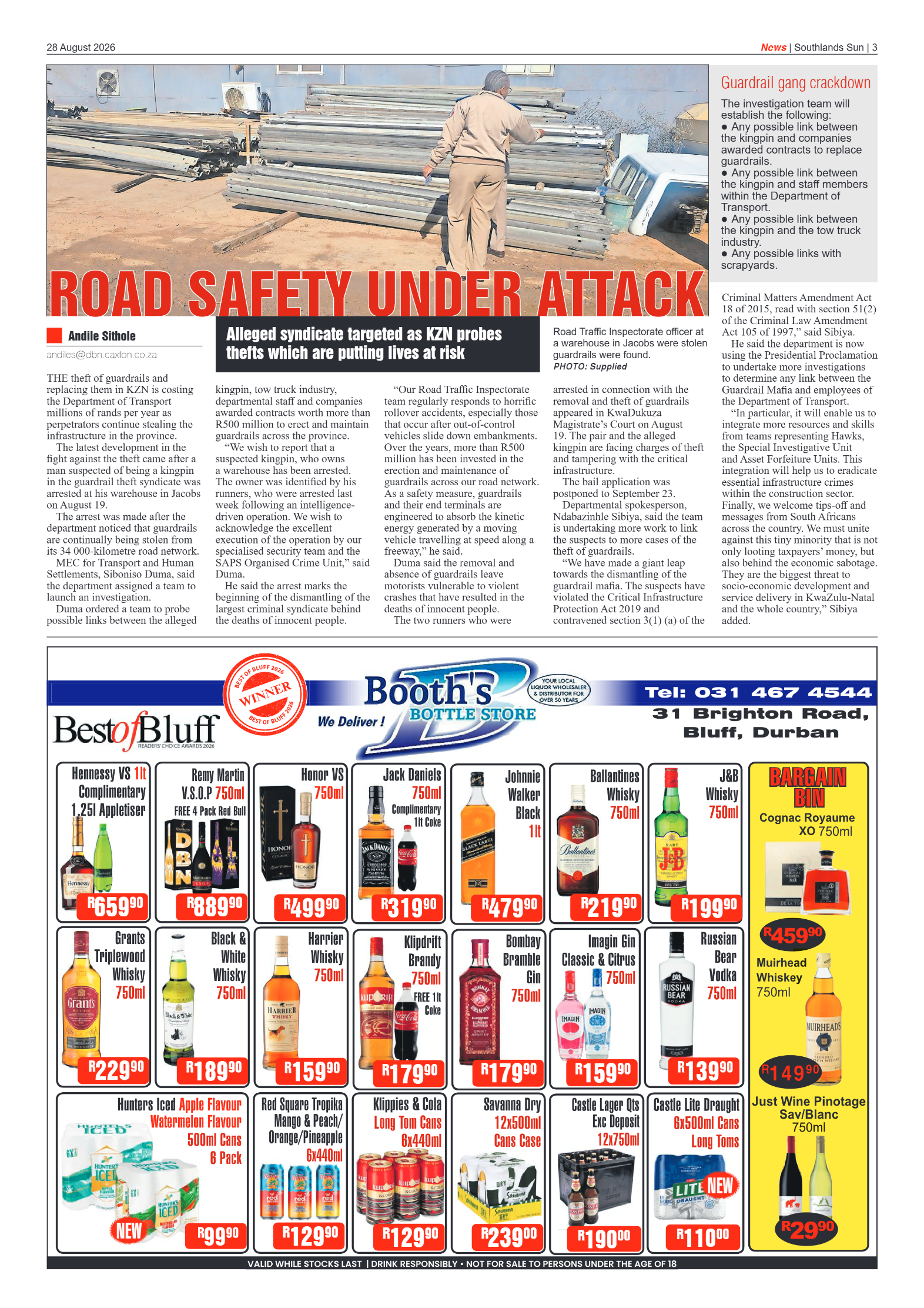 Southlands Sun 28 August 2026 page 3