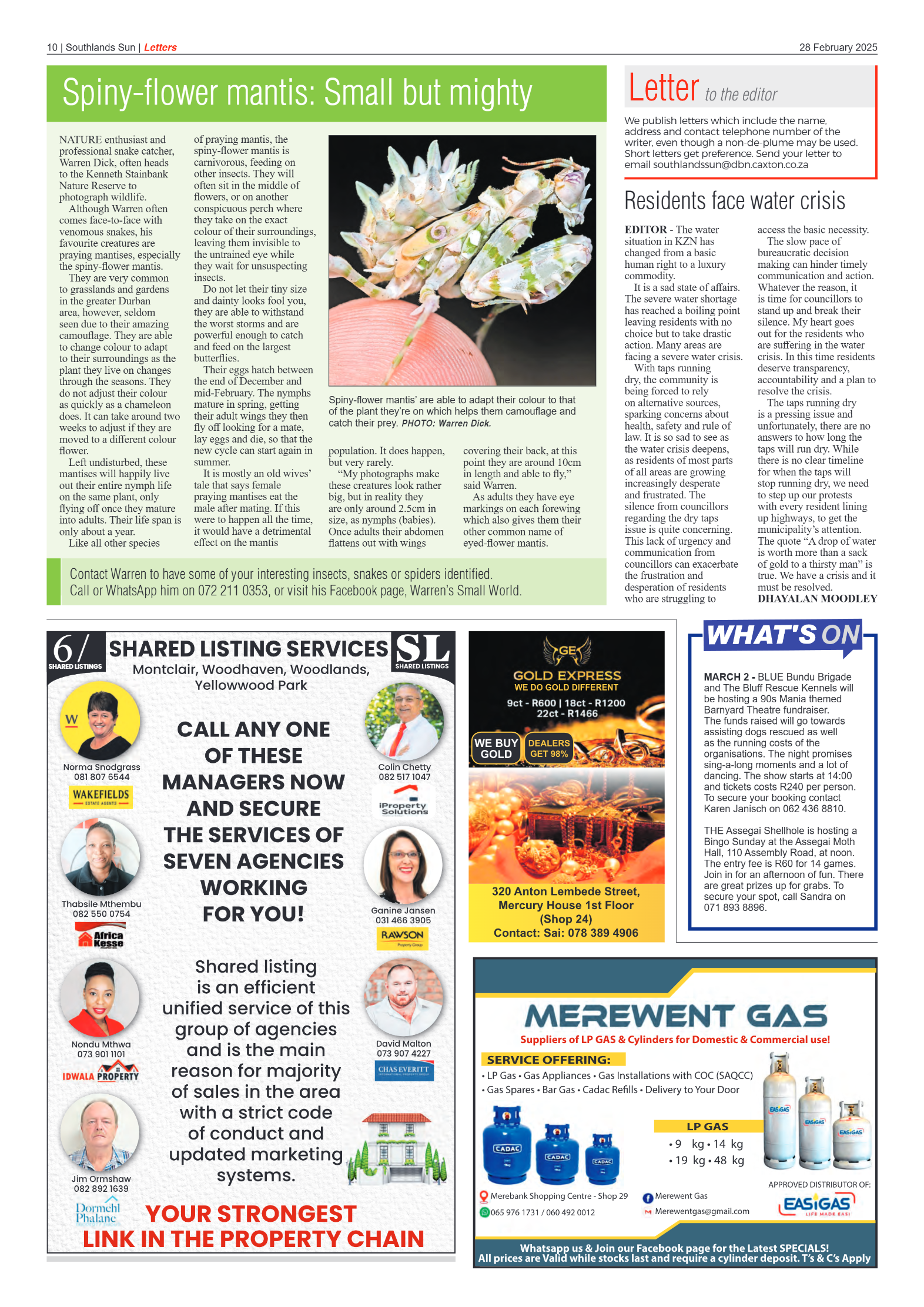 Southlands Sun 28 February 2025 page 10