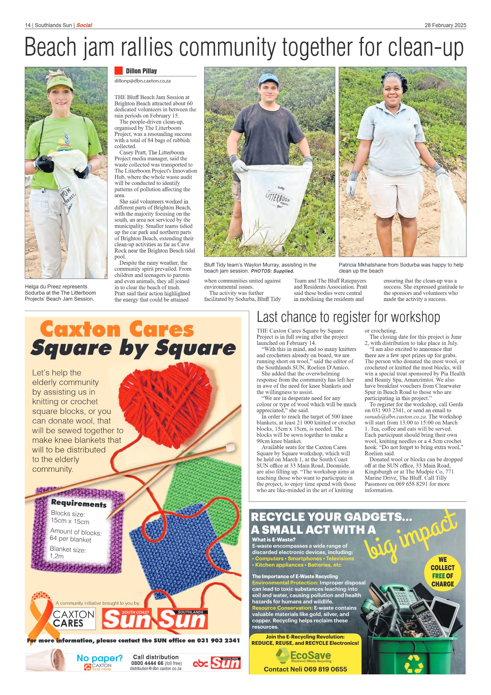 Southlands Sun 28 February 2025 page 14