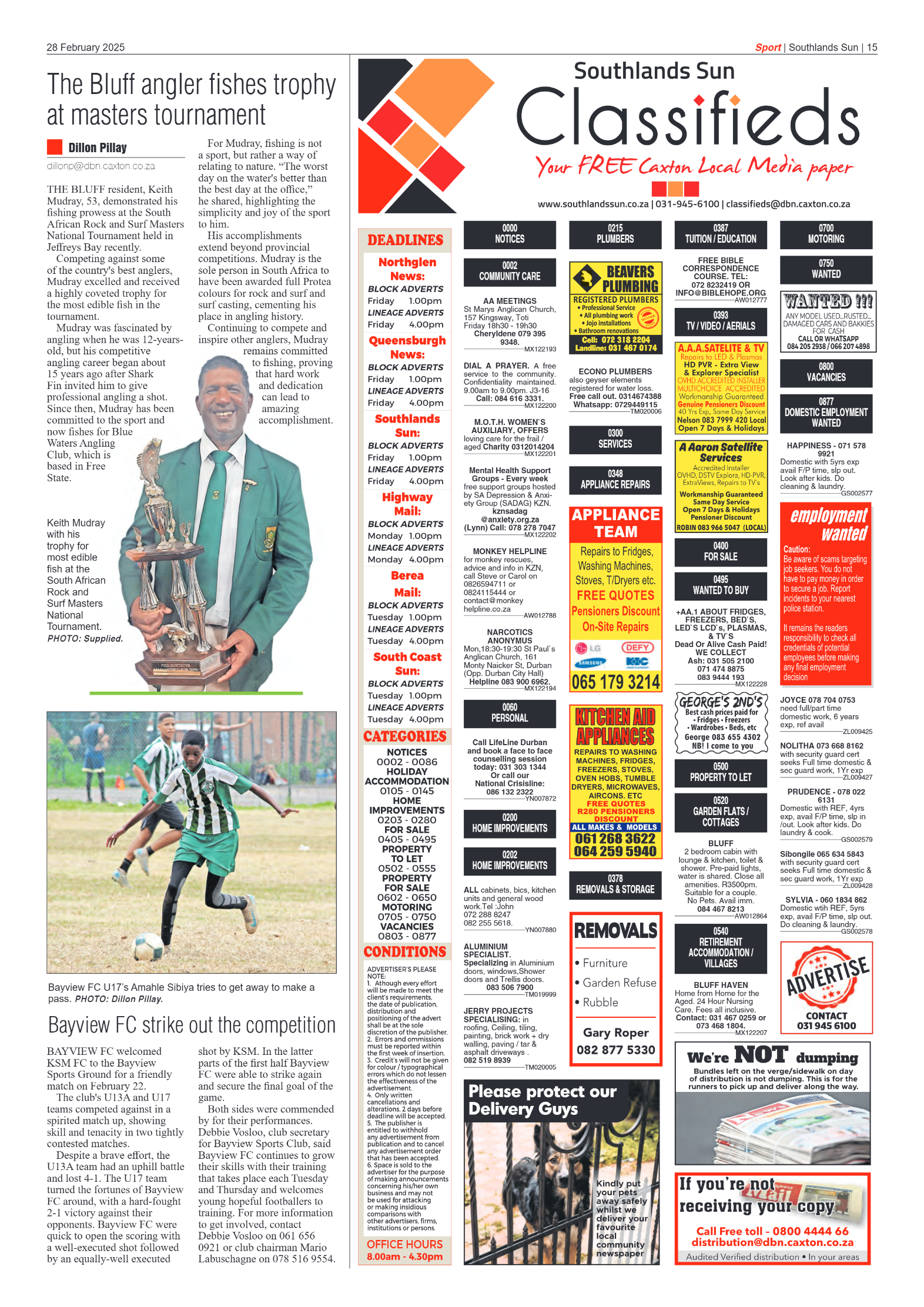 Southlands Sun 28 February 2025 page 15
