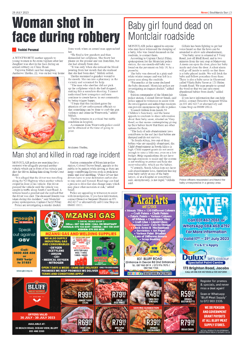 Southlands Sun 28 July 2023 page 3