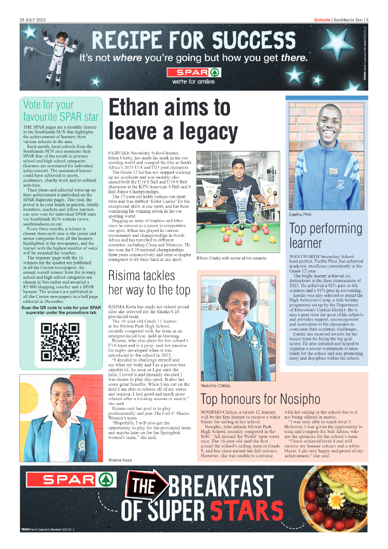 Southlands Sun 28 July 2023 page 9