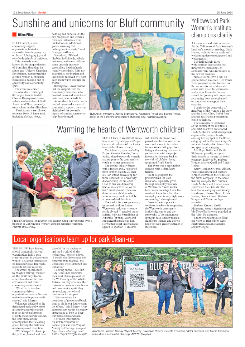 Southlands Sun 28 June 2024 page 12