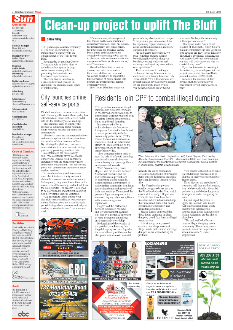 Southlands Sun 28 June 2024 page 2