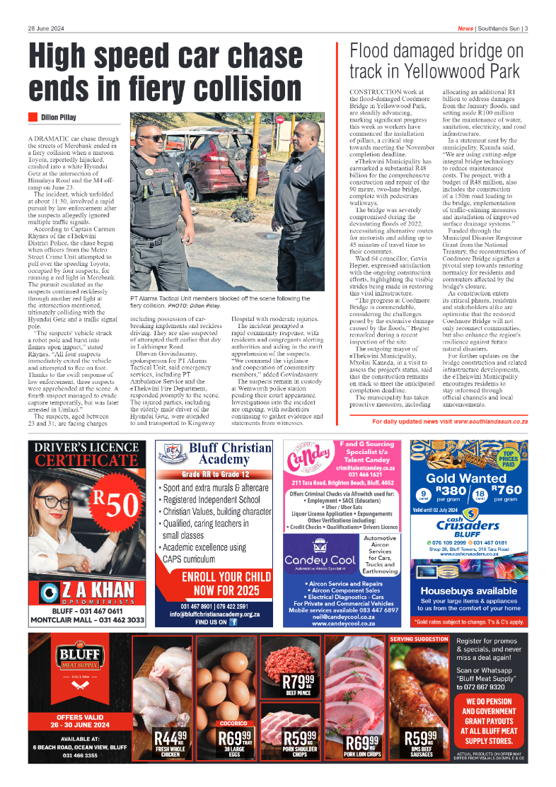 Southlands Sun 28 June 2024 page 3