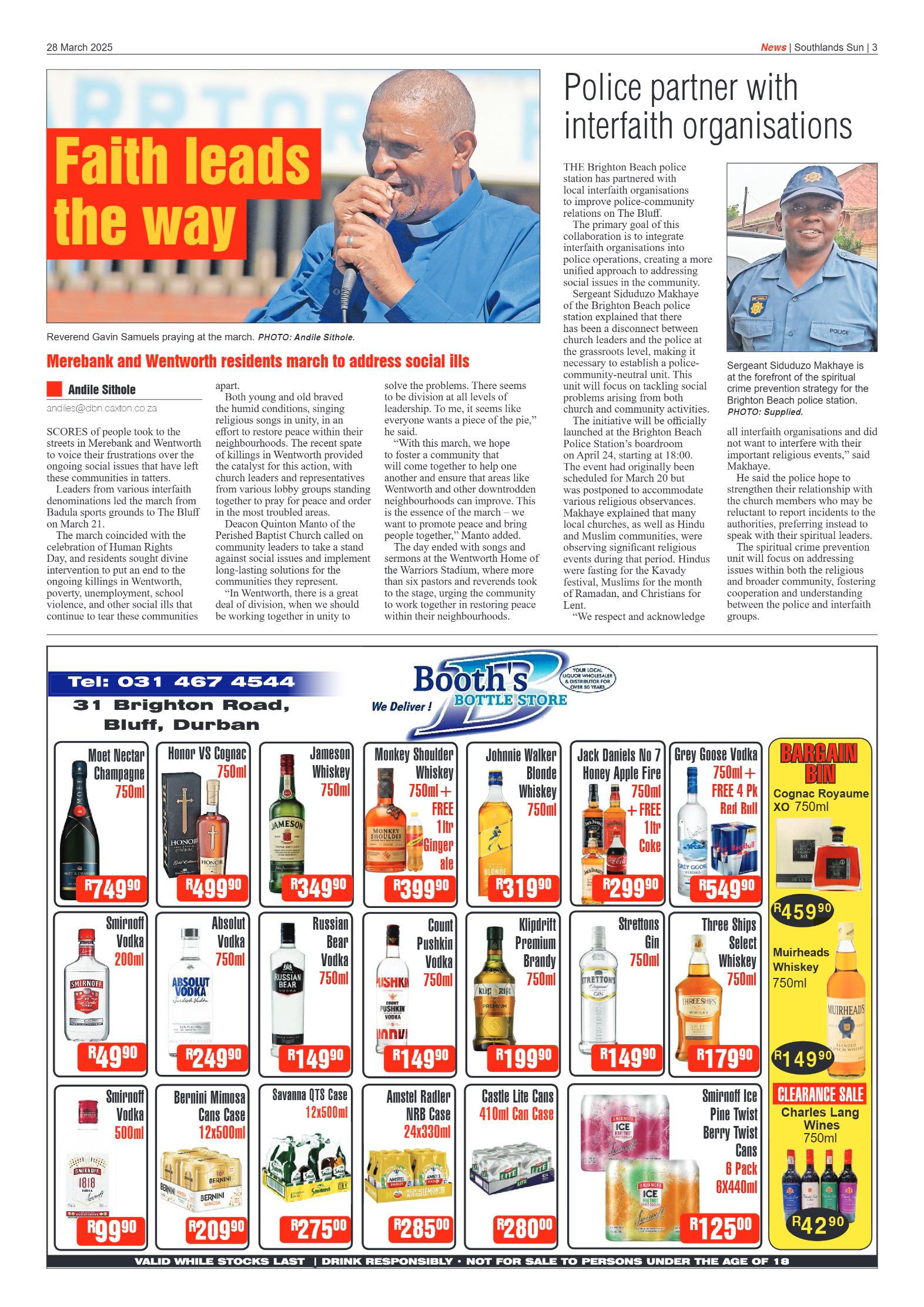 Southlands Sun 28 March 2025 page 3