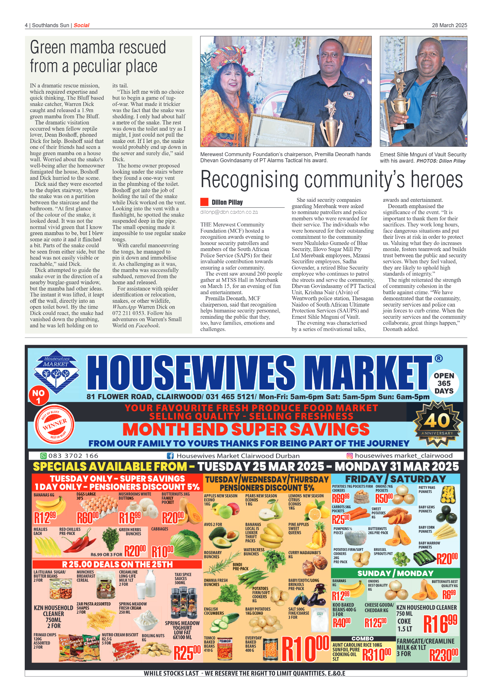 Southlands Sun 28 March 2025 page 4
