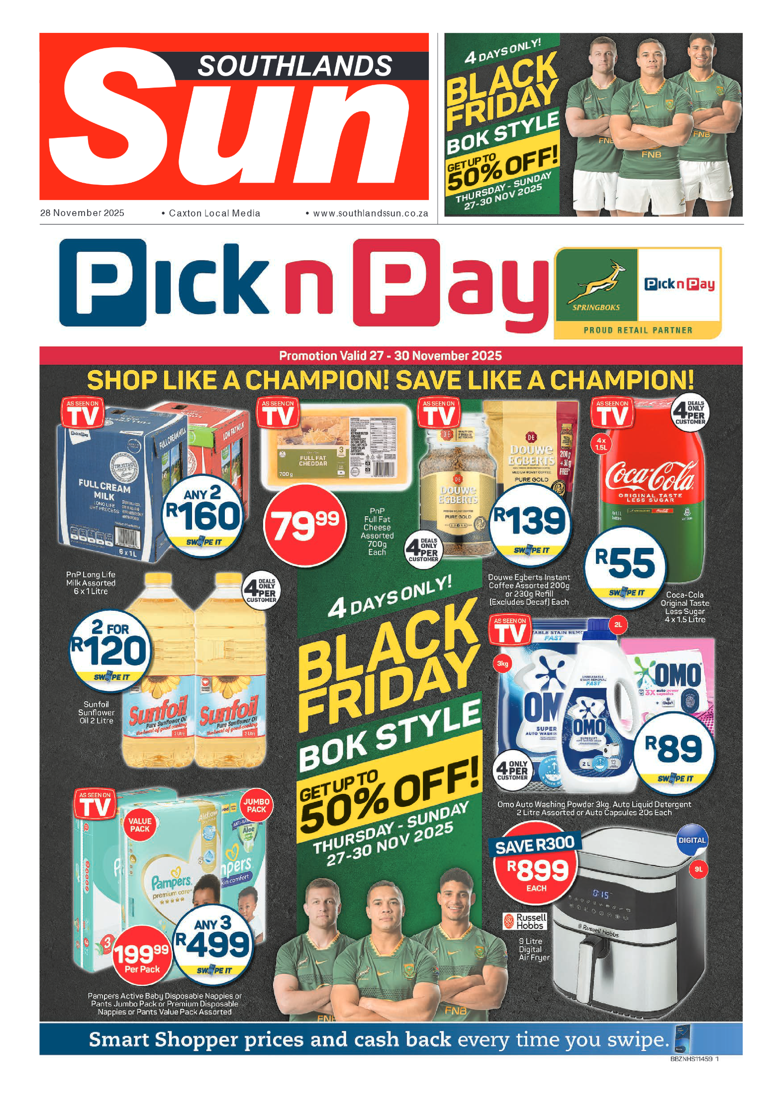 Southlands Sun 28 November 2025 page 1