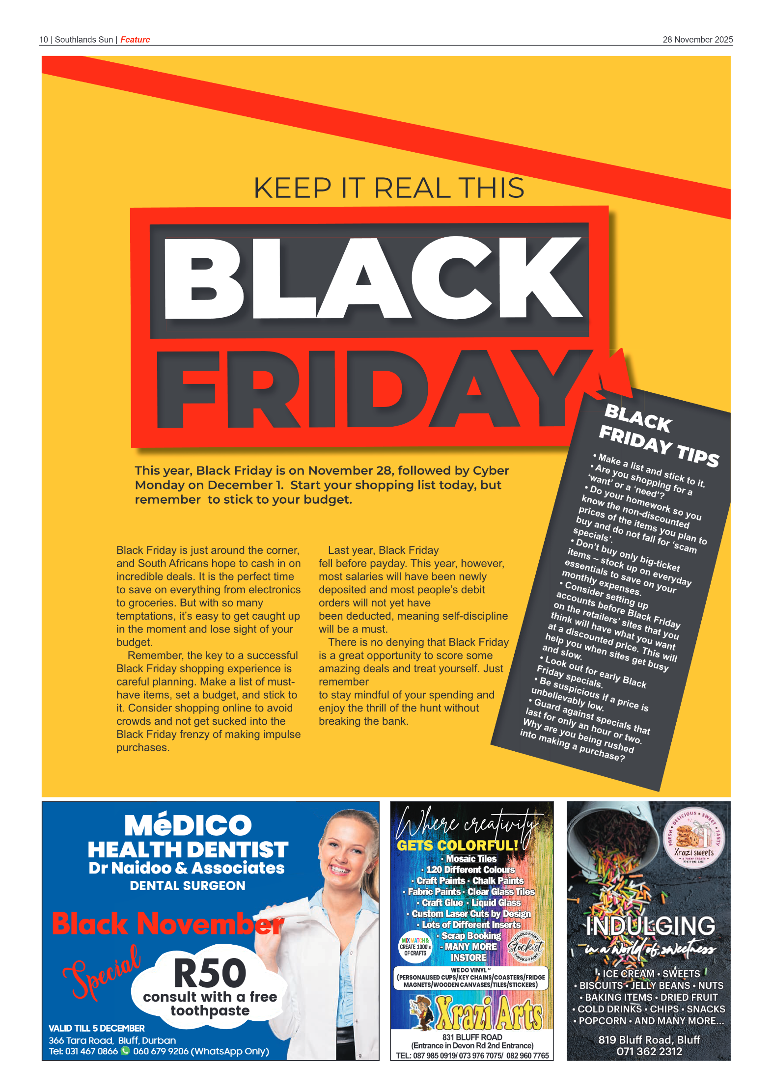 Southlands Sun 28 November 2025 page 12