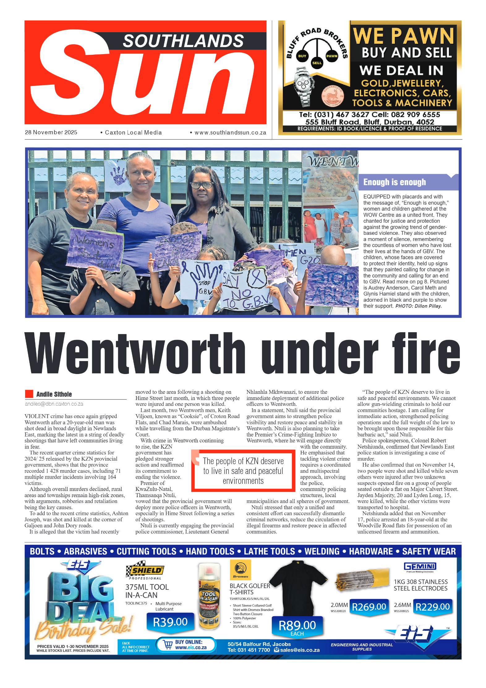 Southlands Sun 28 November 2025 page 3