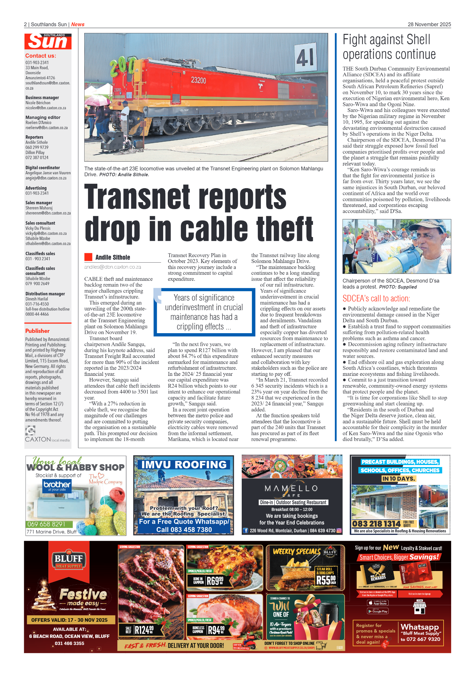 Southlands Sun 28 November 2025 page 4