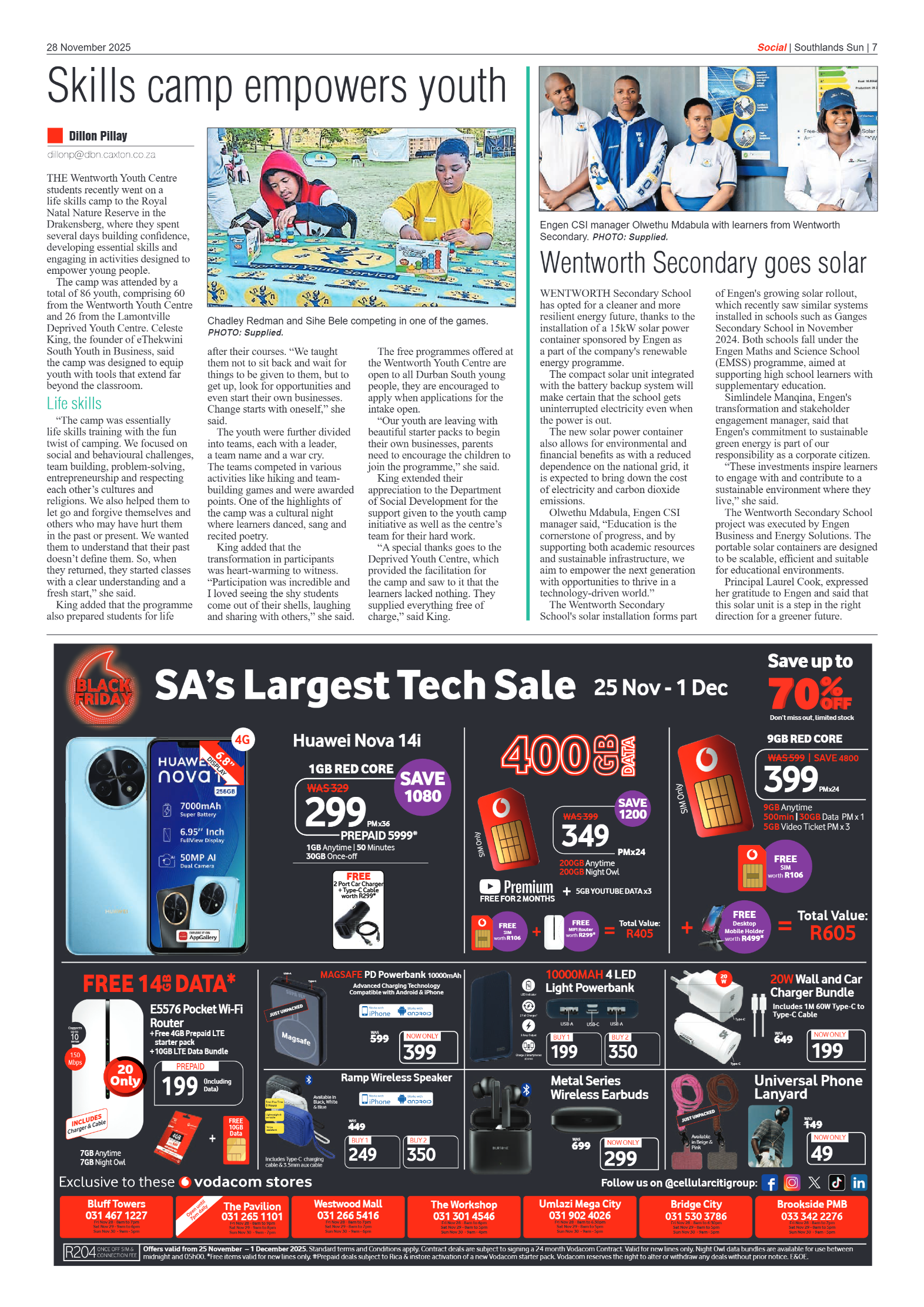 Southlands Sun 28 November 2025 page 9