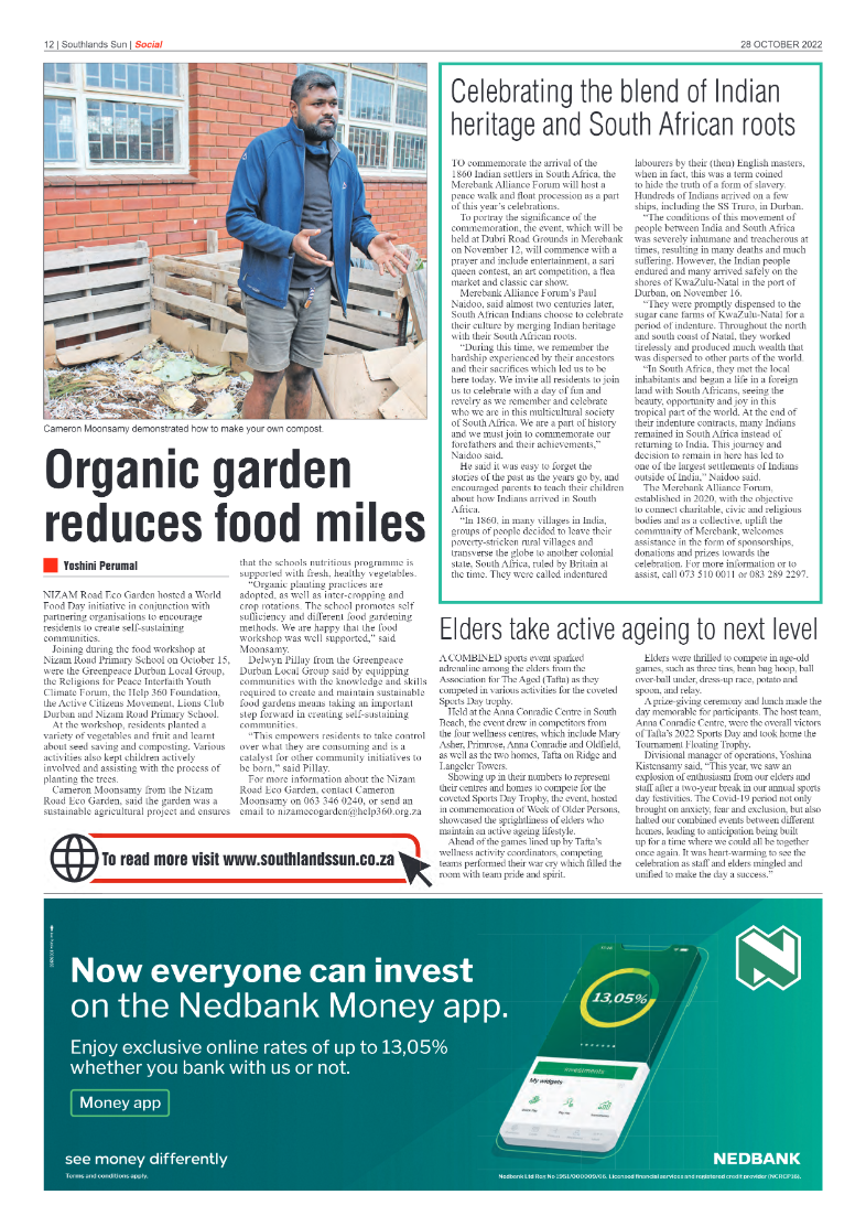 Southlands Sun 28 October 2022 page 12