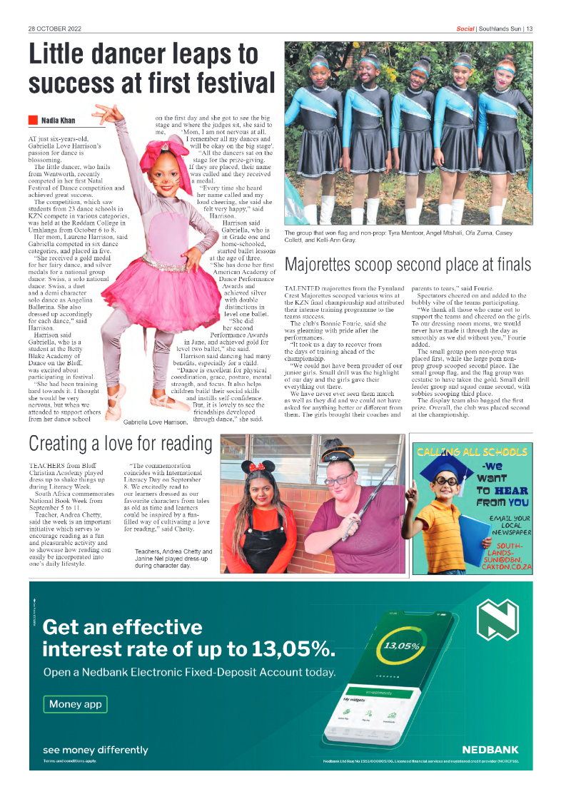 Southlands Sun 28 October 2022 page 13