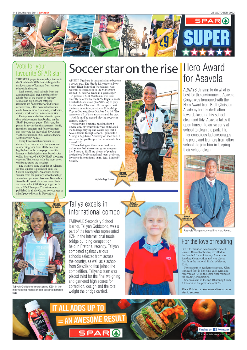 Southlands Sun 28 October 2022 page 14