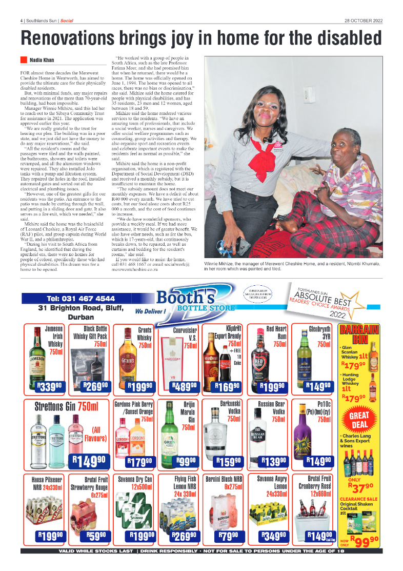 Southlands Sun 28 October 2022 page 4