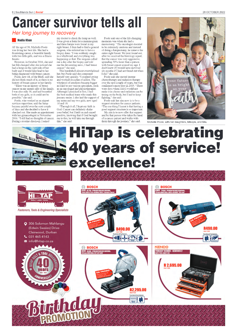 Southlands Sun 28 October 2022 page 8