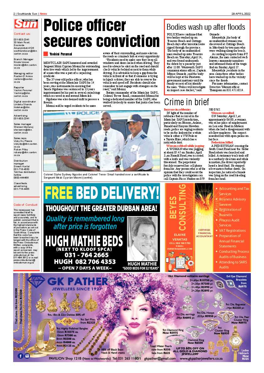 Southlands Sun 29 April 2022 page 2