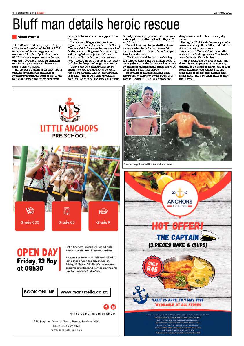 Southlands Sun 29 April 2022 page 4