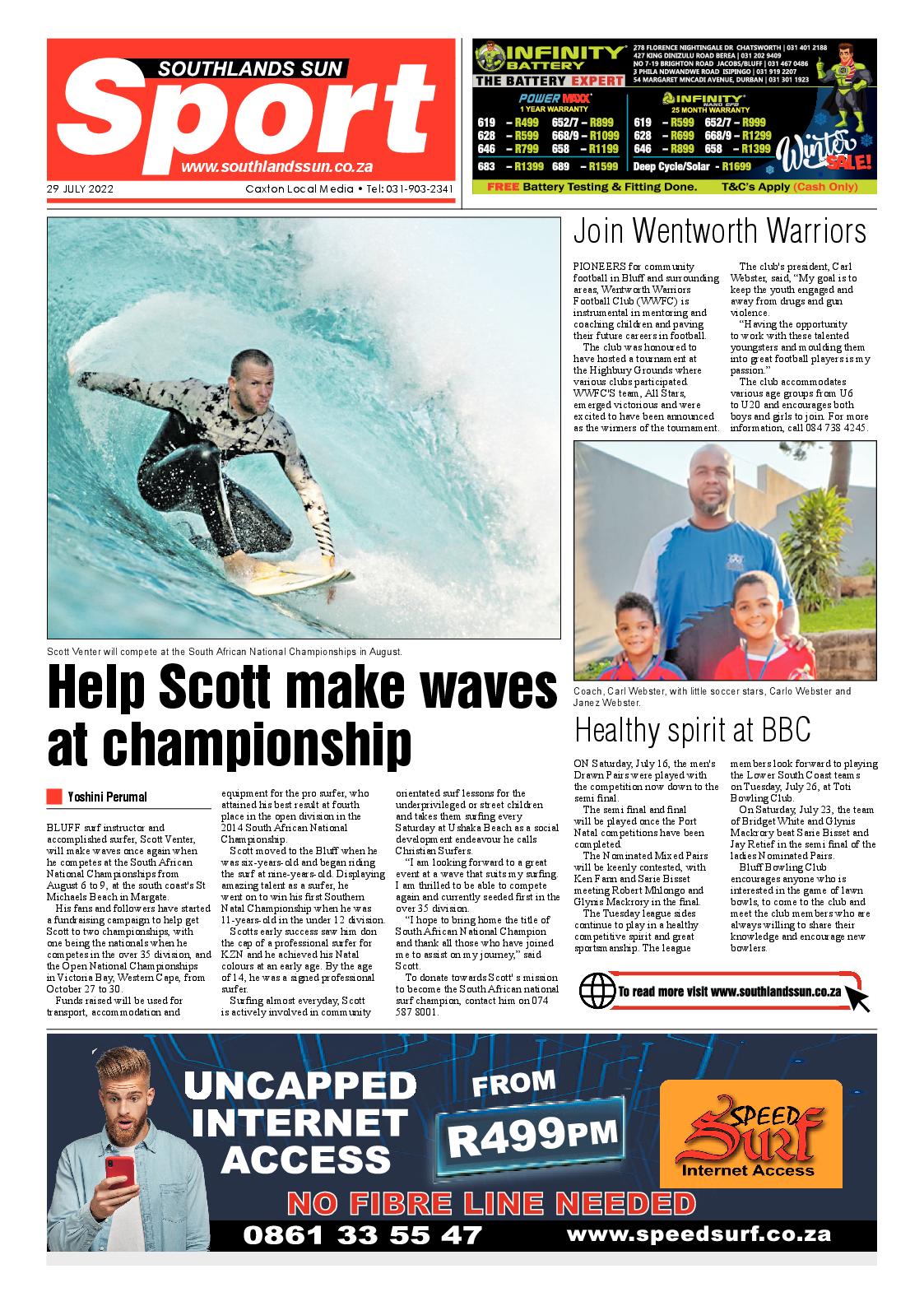 Southlands Sun 29 July 2022 page 12