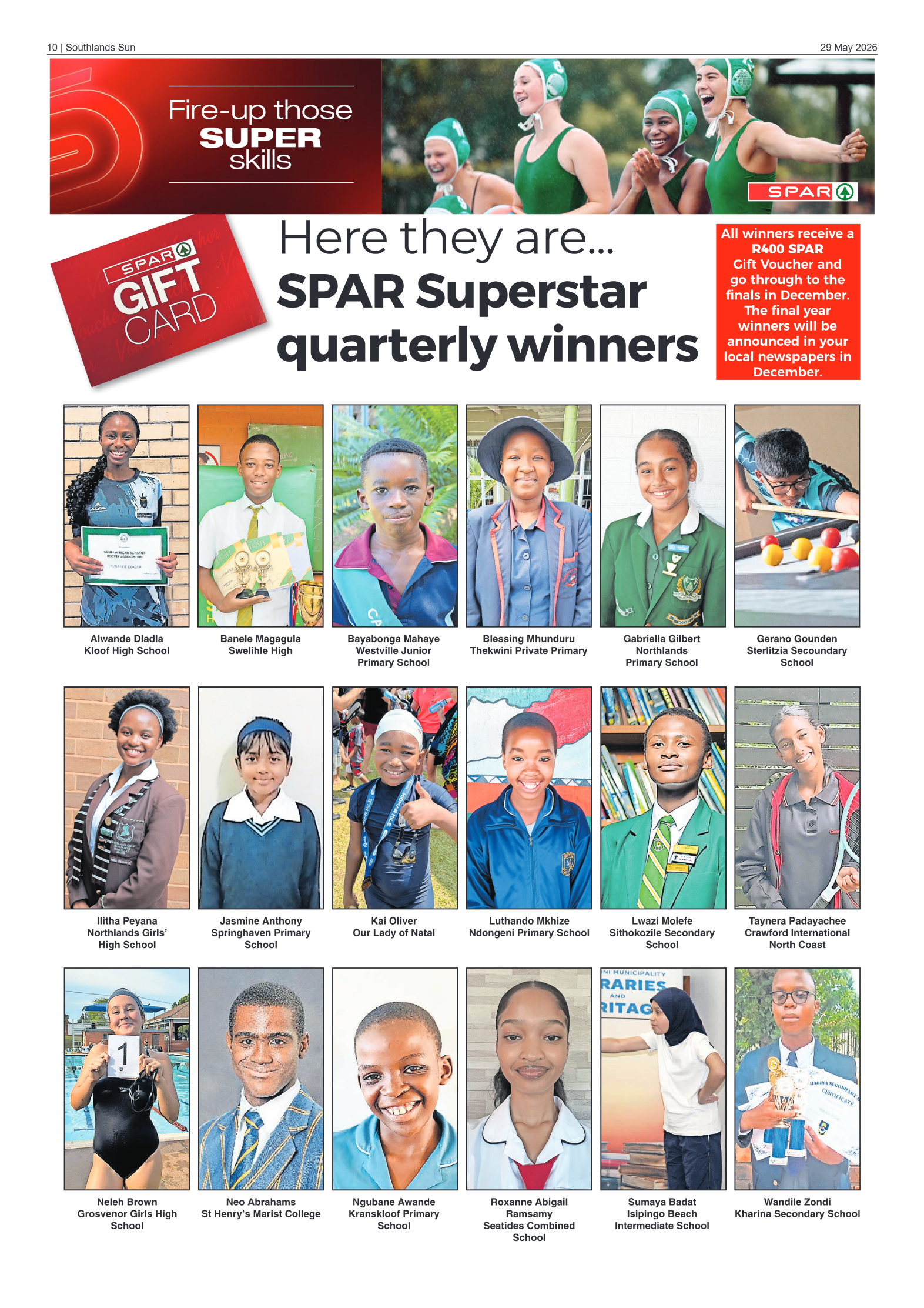 Southlands Sun 29 May 2026 page 10