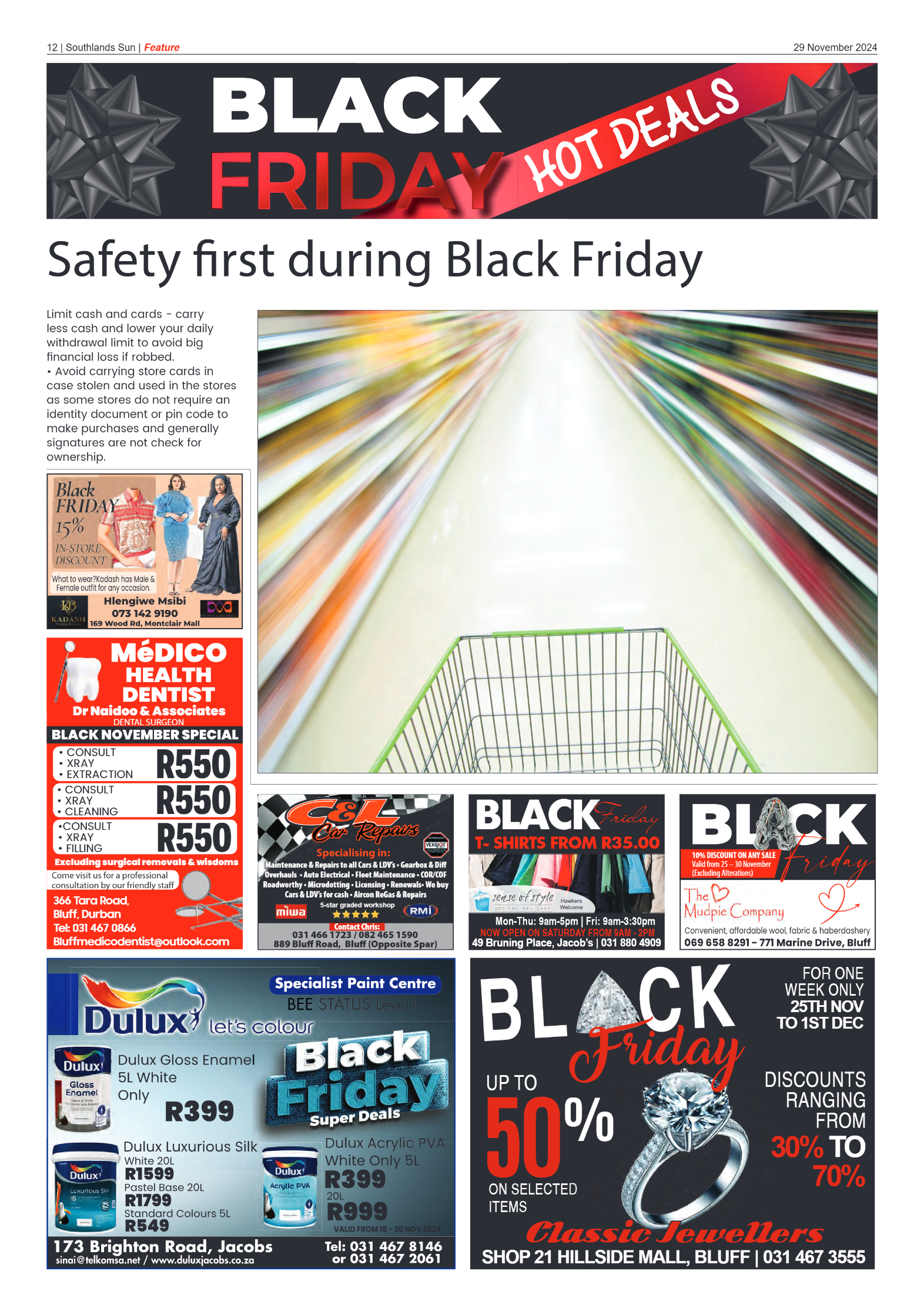Southlands Sun 29 November 2024 page 12