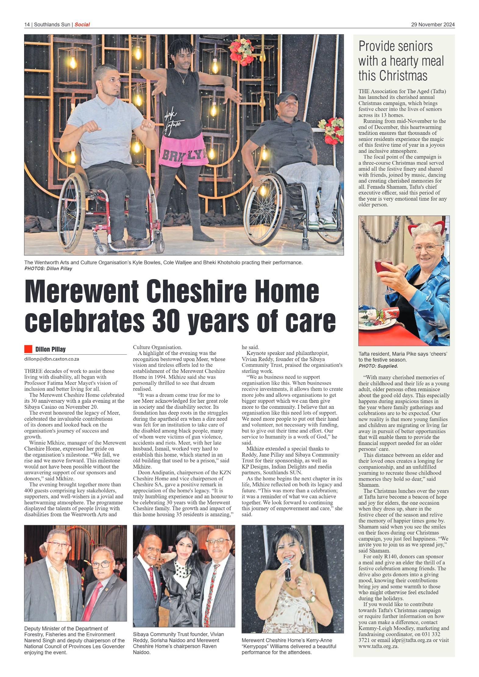 Southlands Sun 29 November 2024 page 14