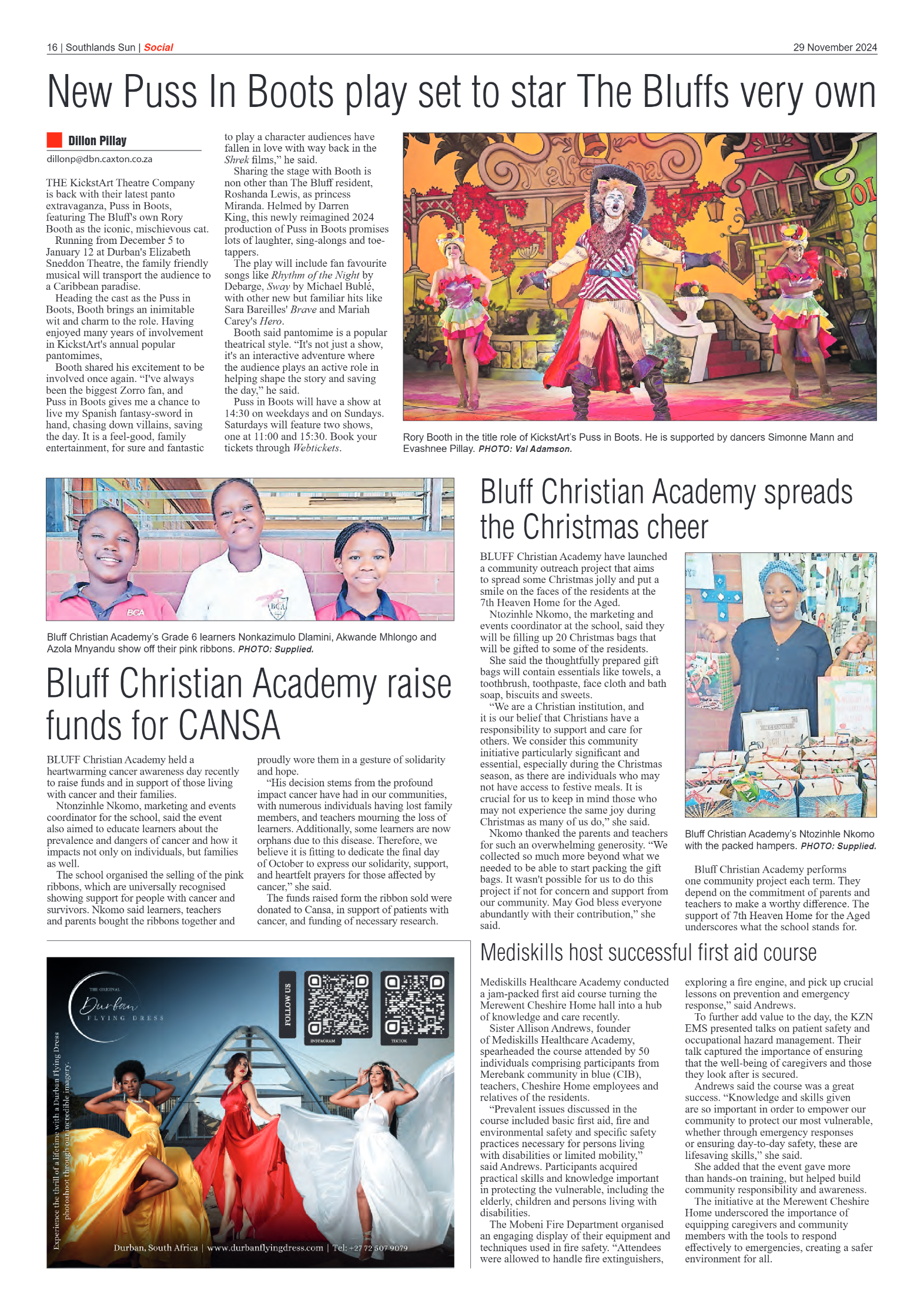Southlands Sun 29 November 2024 page 16