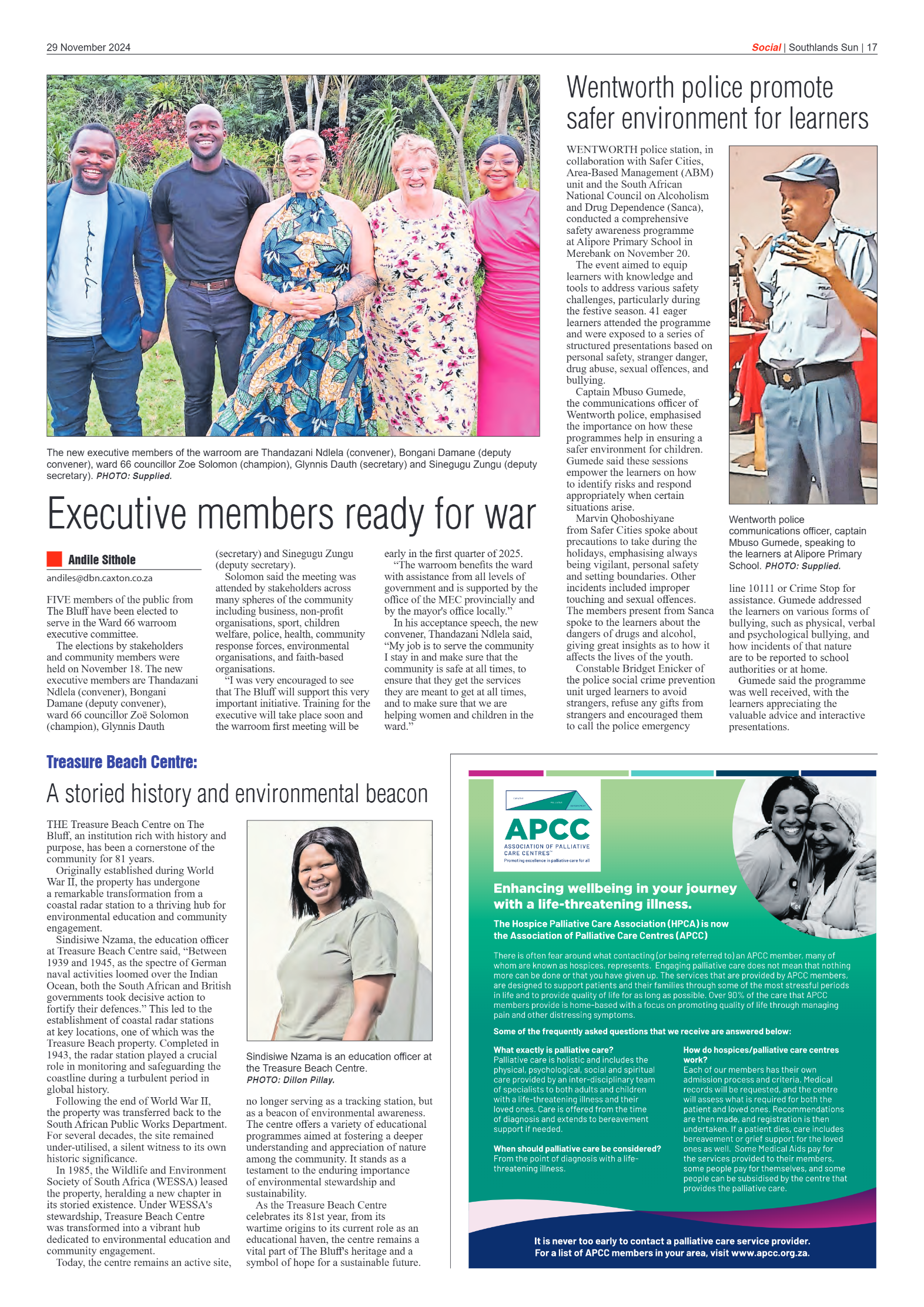 Southlands Sun 29 November 2024 page 17