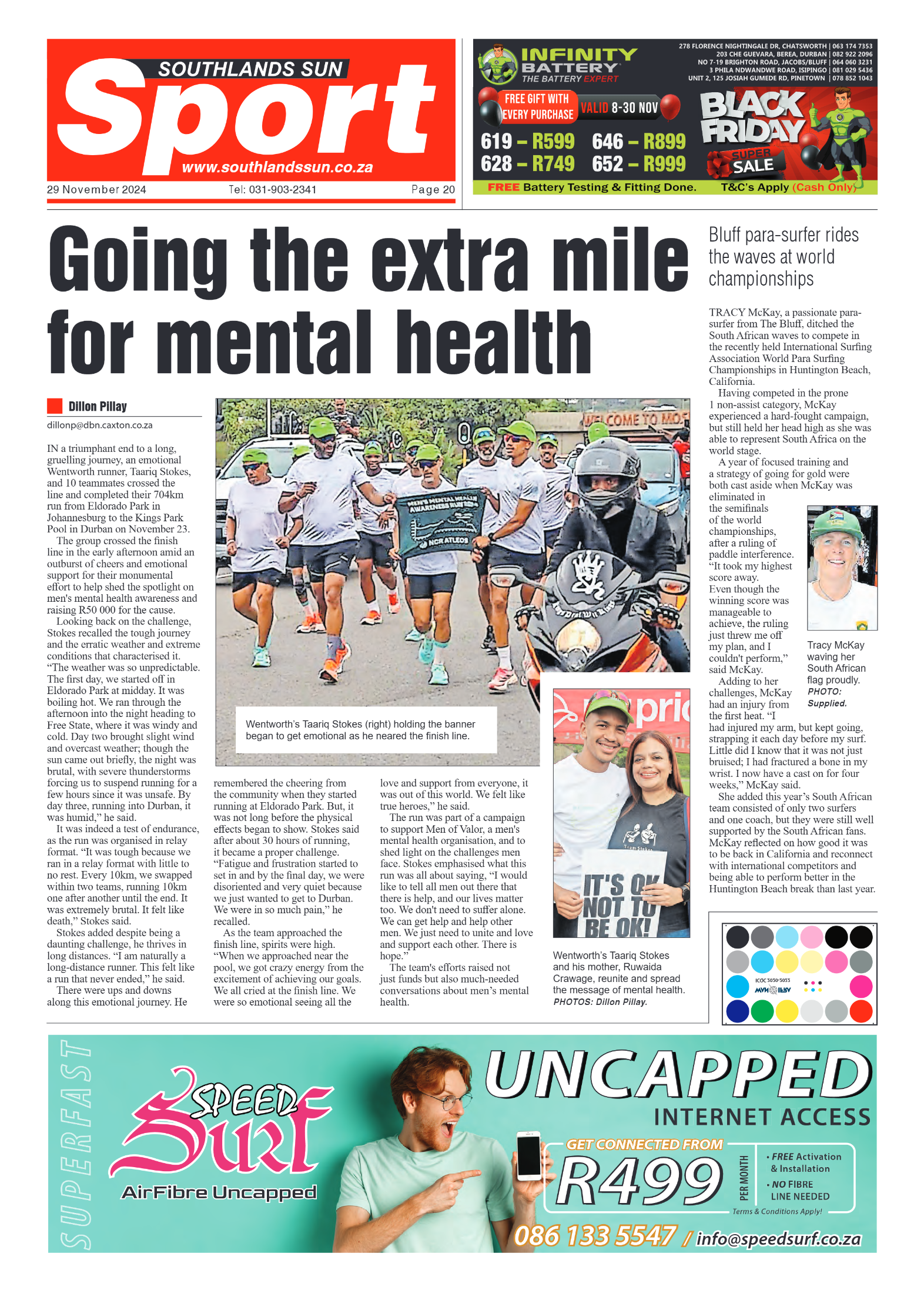 Southlands Sun 29 November 2024 page 20