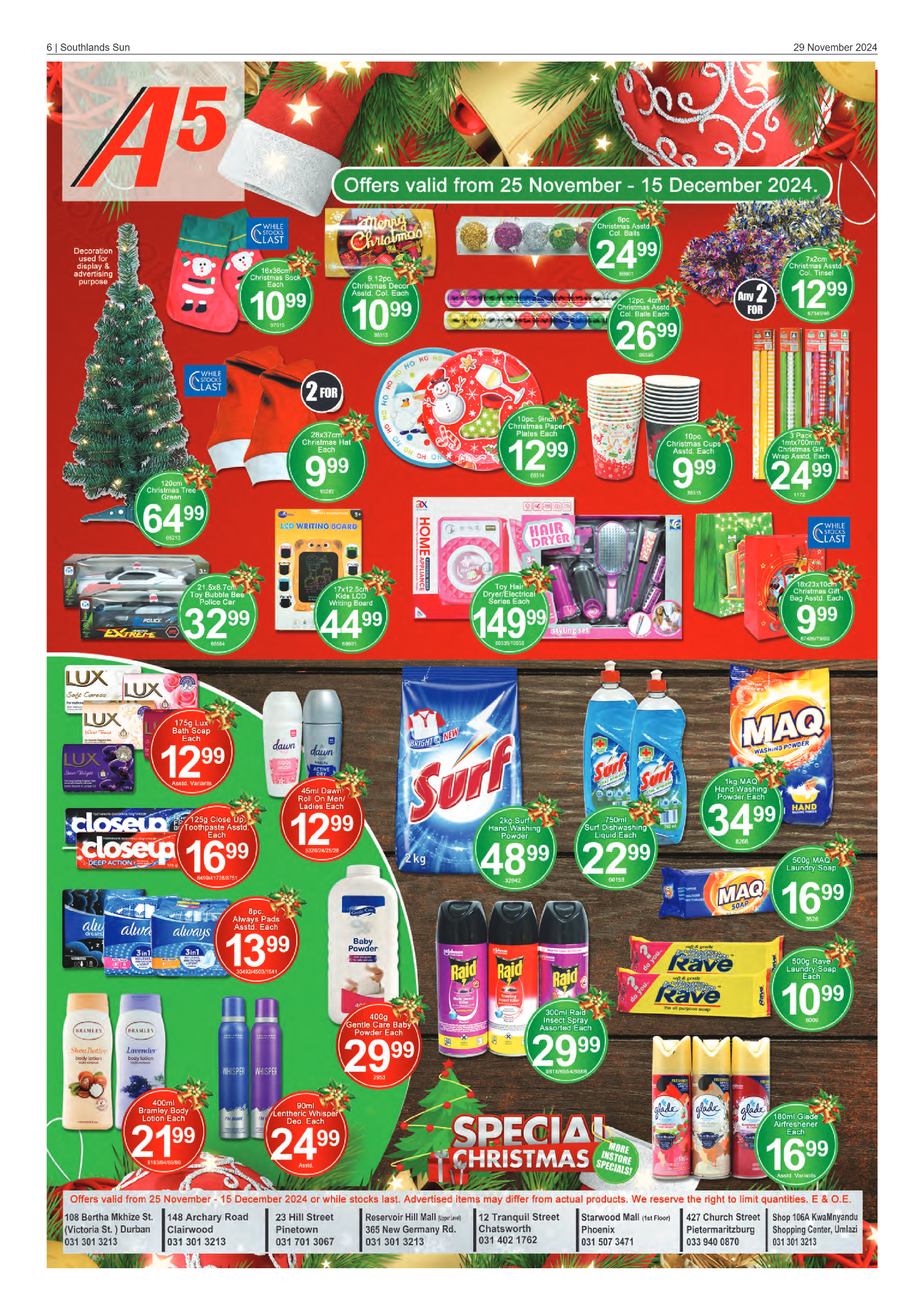 Southlands Sun 29 November 2024 page 6