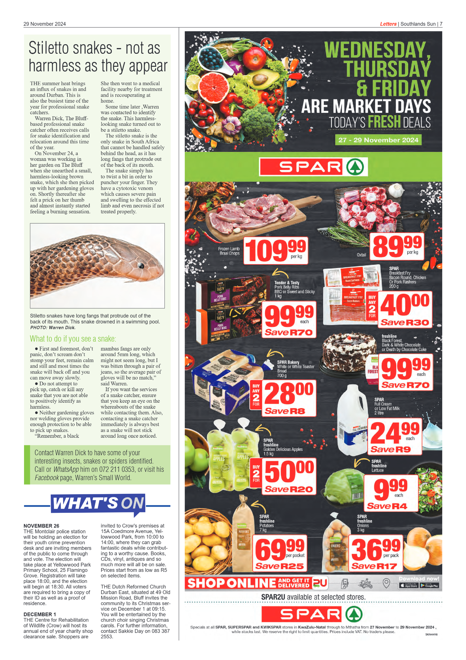 Southlands Sun 29 November 2024 page 7