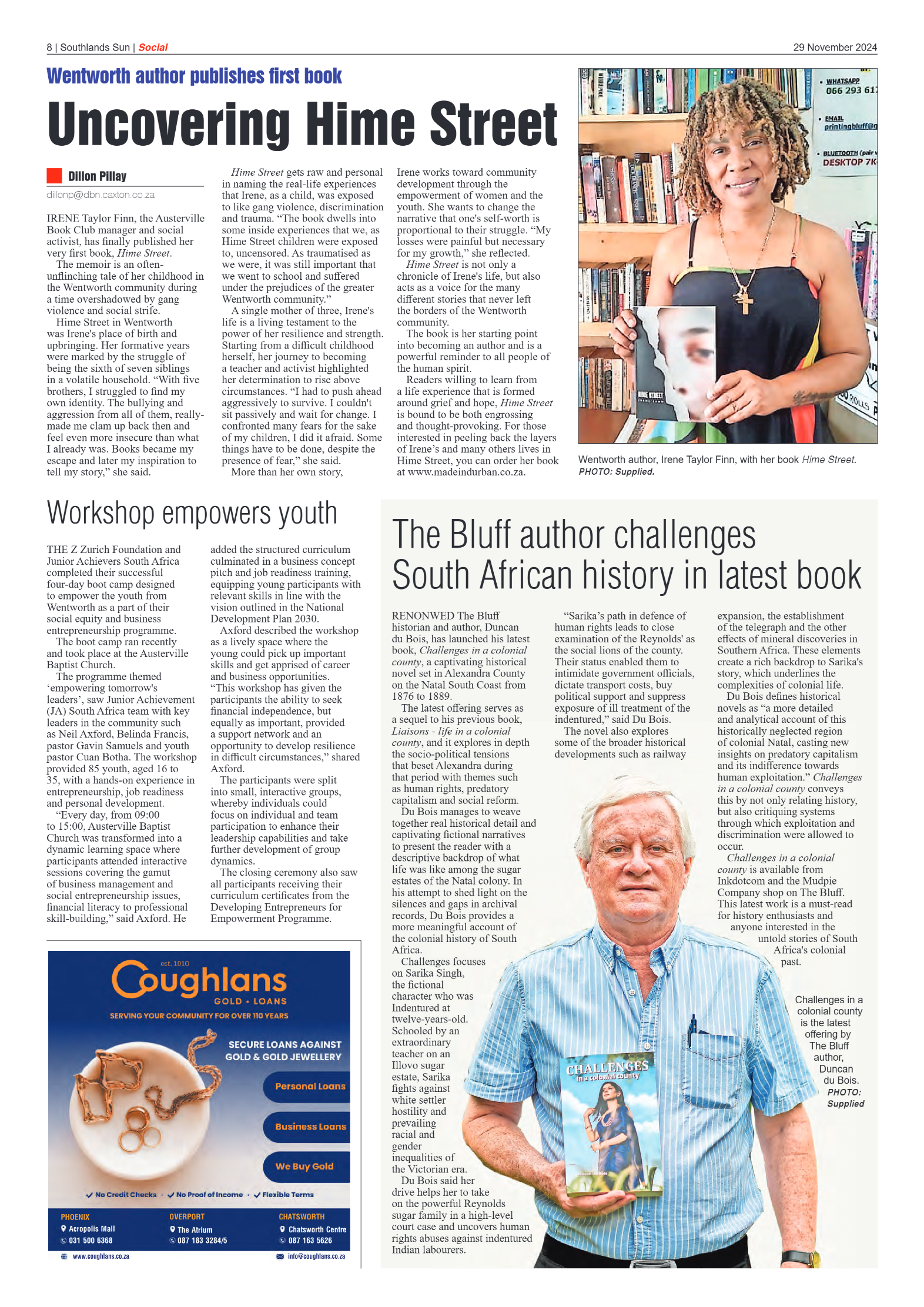 Southlands Sun 29 November 2024 page 8