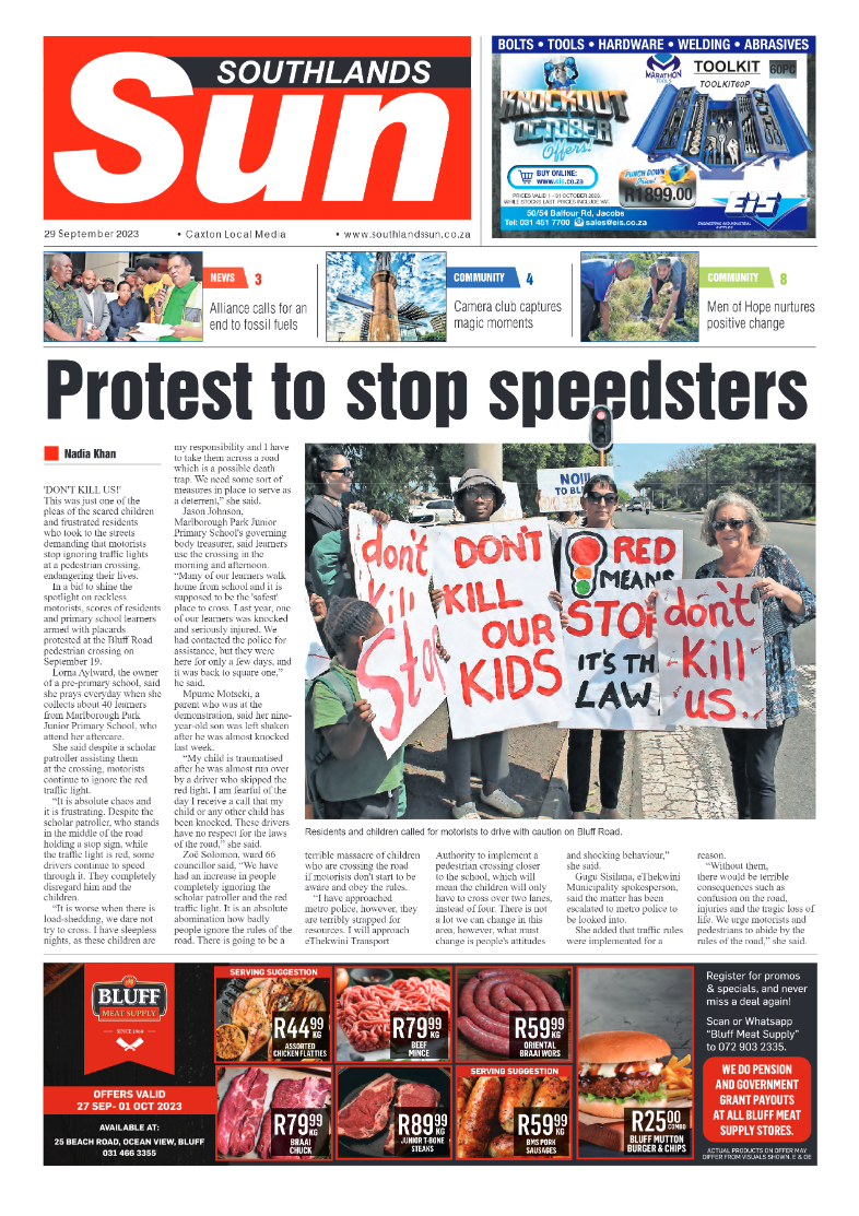 Southlands Sun September 2023 page 1