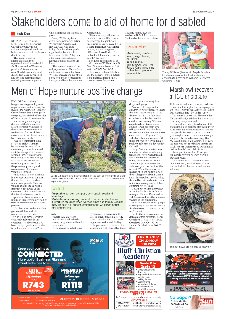 Southlands Sun September 2023 page 8