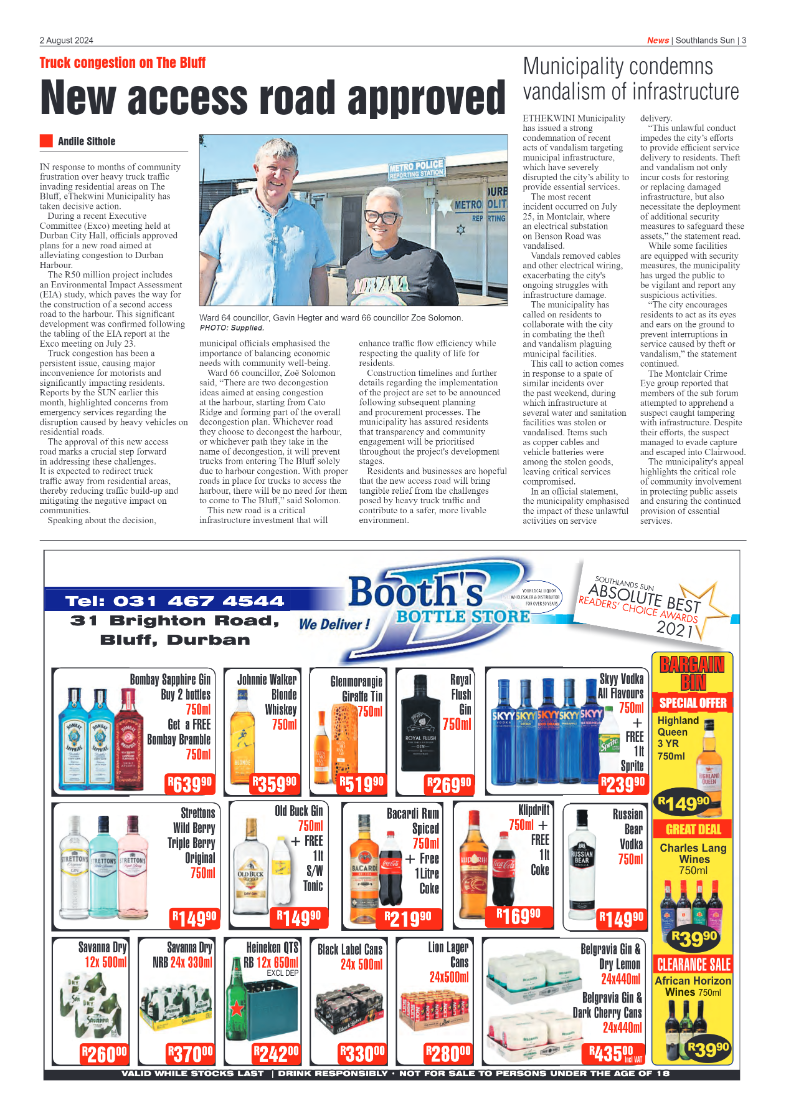 Southlands Sun 2 August 2024 page 3