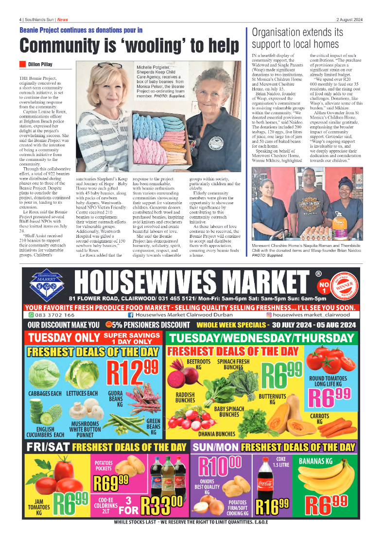 Southlands Sun 2 August 2024 page 4