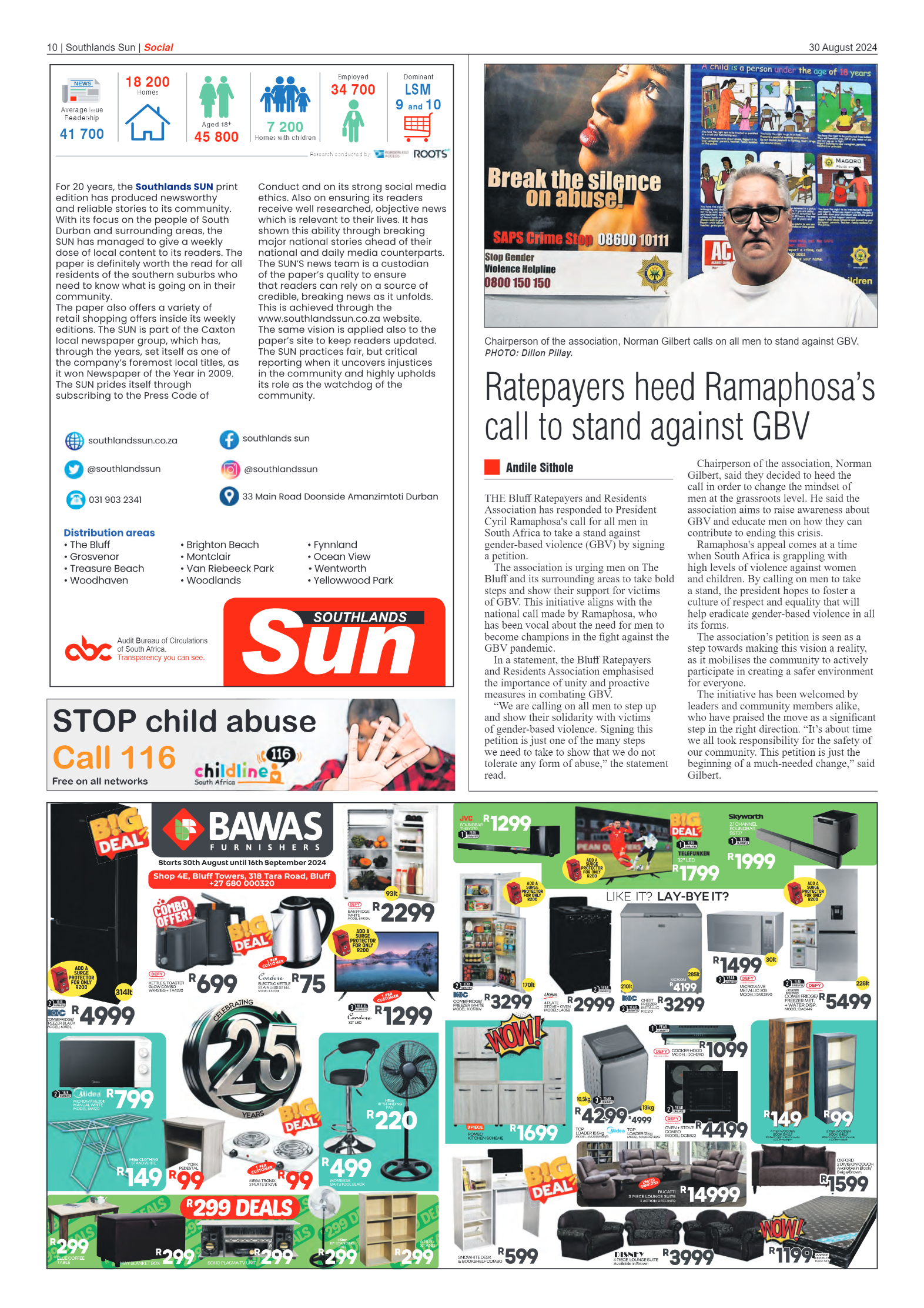 Southlands Sun 30 August 2024 page 10