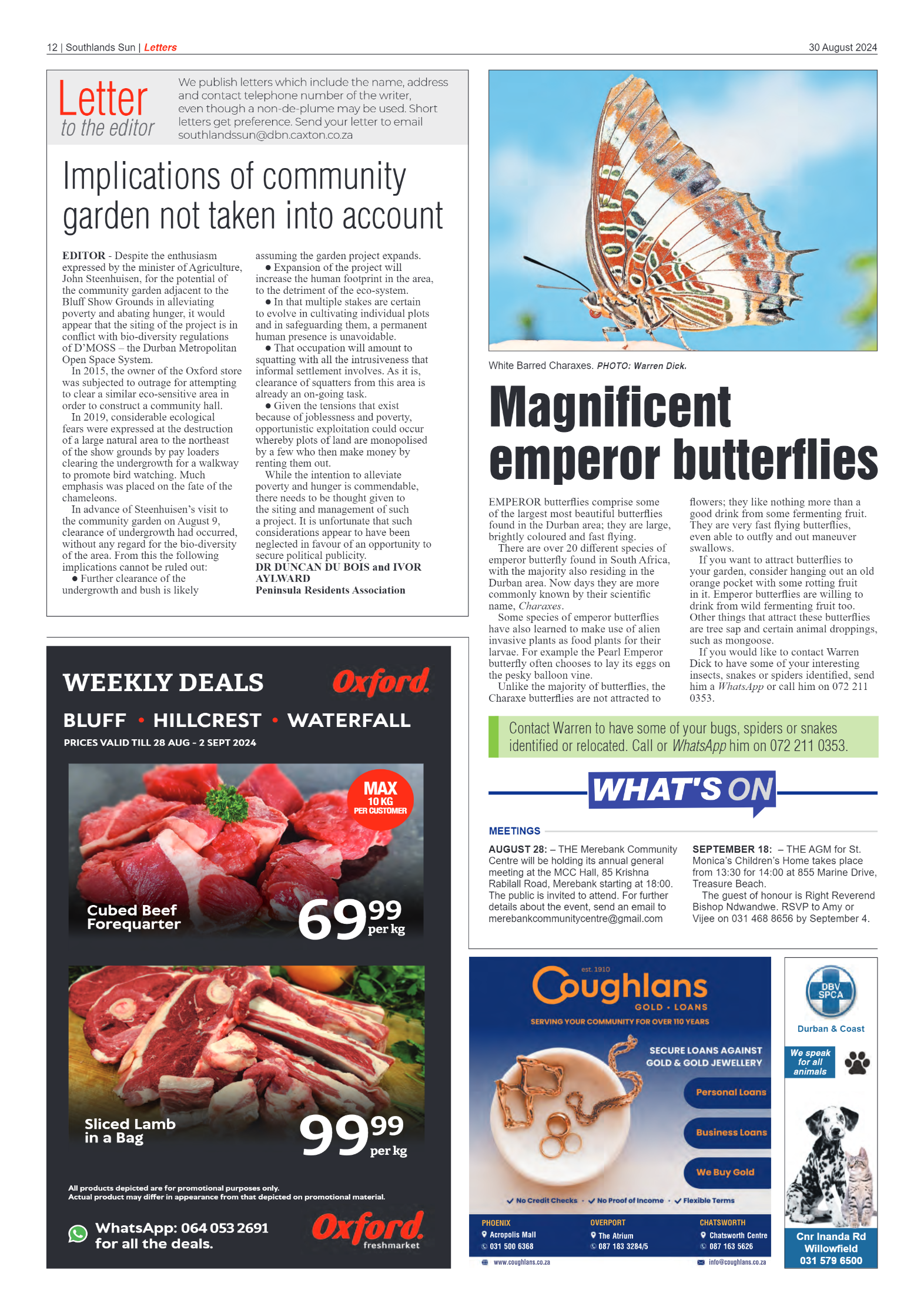 Southlands Sun 30 August 2024 page 12