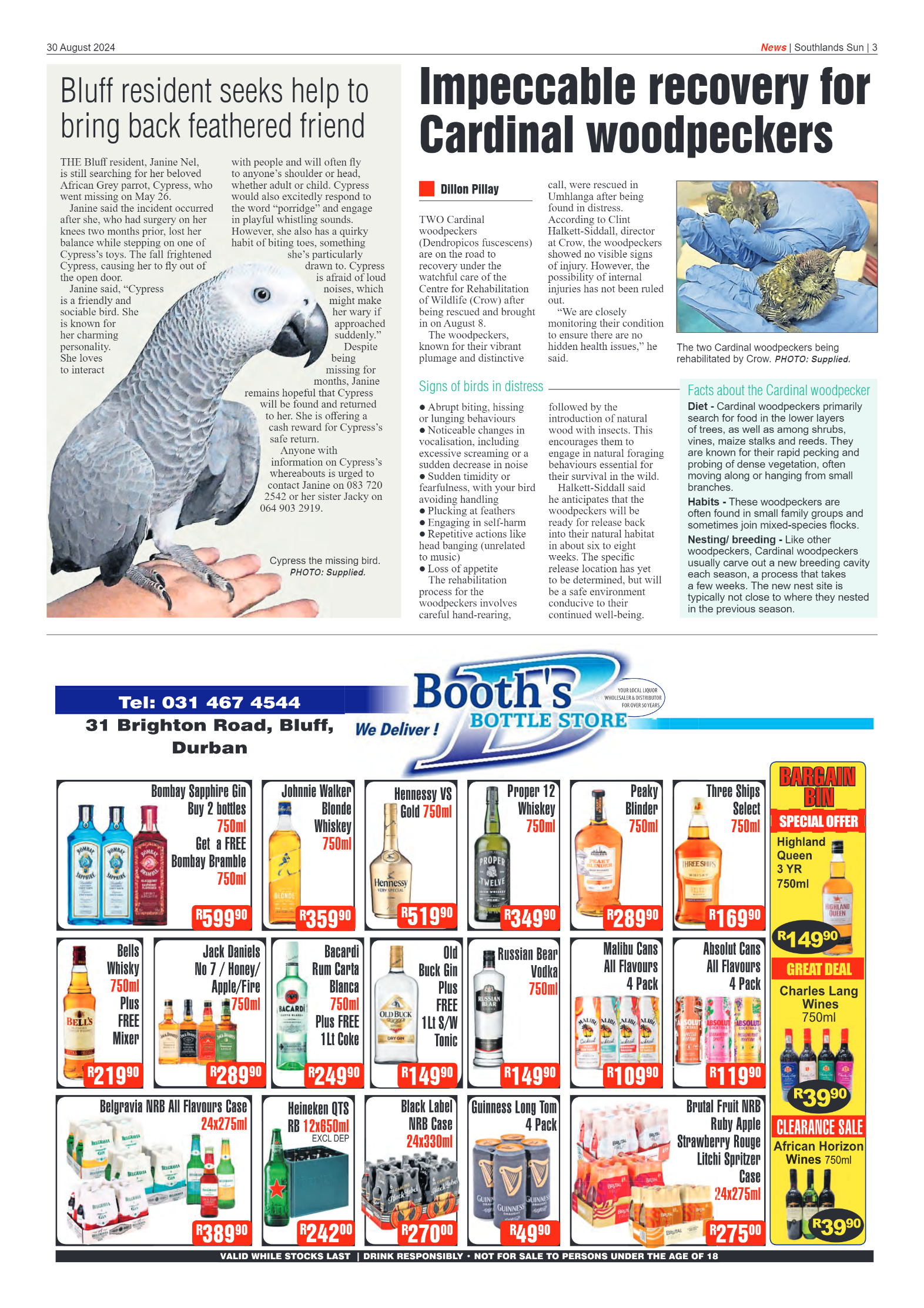 Southlands Sun 30 August 2024 page 3